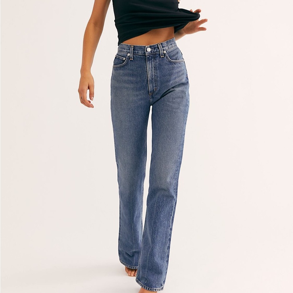 EUC AGOLDE FLARE Hi-Rise Jeans
